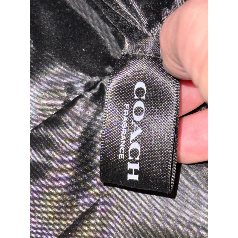 Coach Fragrance Black Nylon Weekend Bag Travel Duffel Gym Bag New with Tag